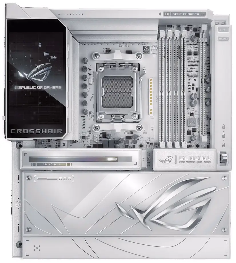 Alalpardo PC - Montaje Placa Base ASUS ROG CROSSHAIR X870E GLACIAL Alalpardo